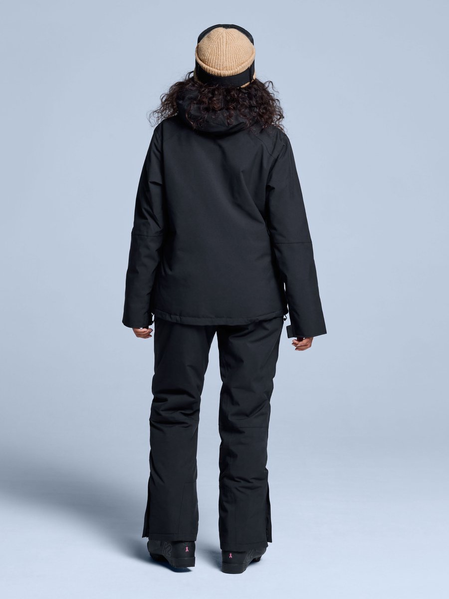 POEDERBAAS arctic 2l insulated jacket women Ski jack dames Zwart