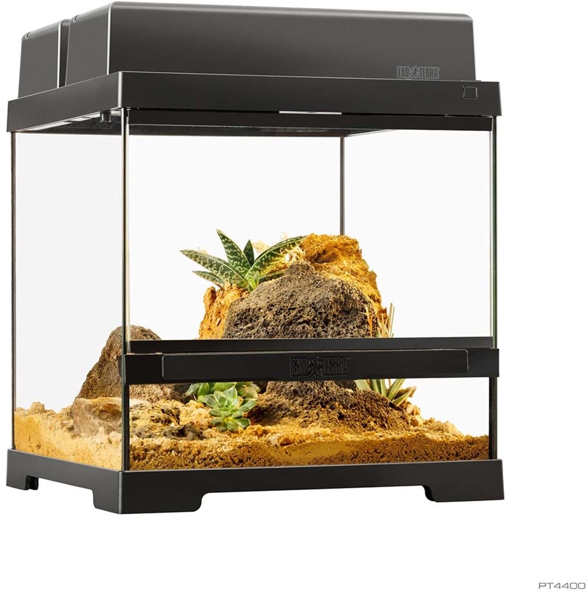 Exo Terra EX Pro terrarium Zwart | 30 x 30 x 30CM
