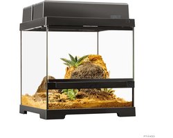 Exo Terra EX Pro terrarium Zwart | 30 x 30 x 30CM