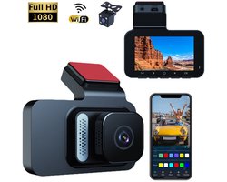 3-inch 1296p + HD dual-lens IPS-scherm + WiFi-auto-DVR
