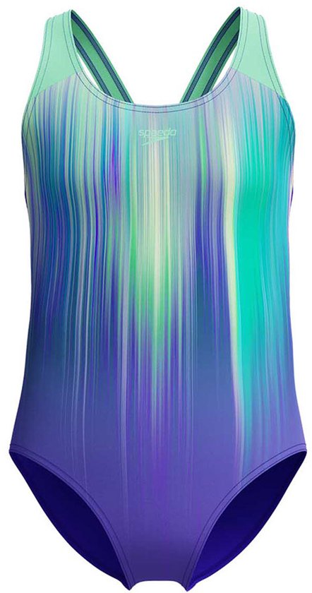 Vêtements de Natation Speedo Digital Placement Violet 9-10 Ans Filles