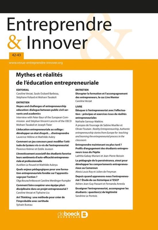 Entreprendre & Innover - cover