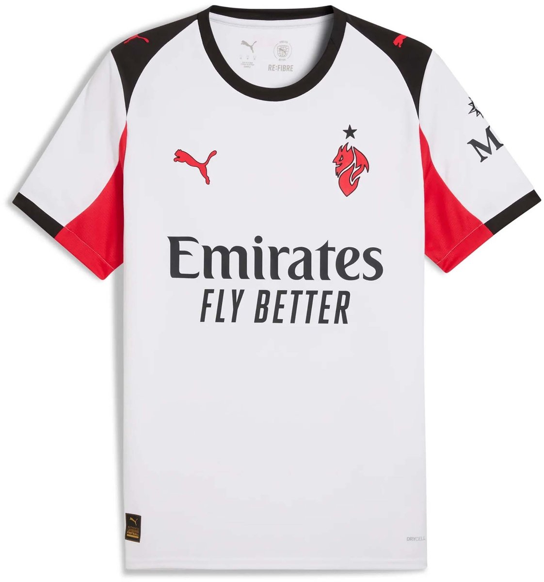Puma T-Shirt Acm Away Jersey Replica Sportswear Volwassen Rood