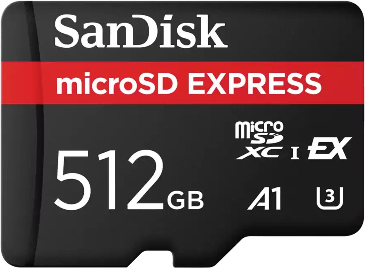 SanDisk microSD Express 512 GB geheugenkaart