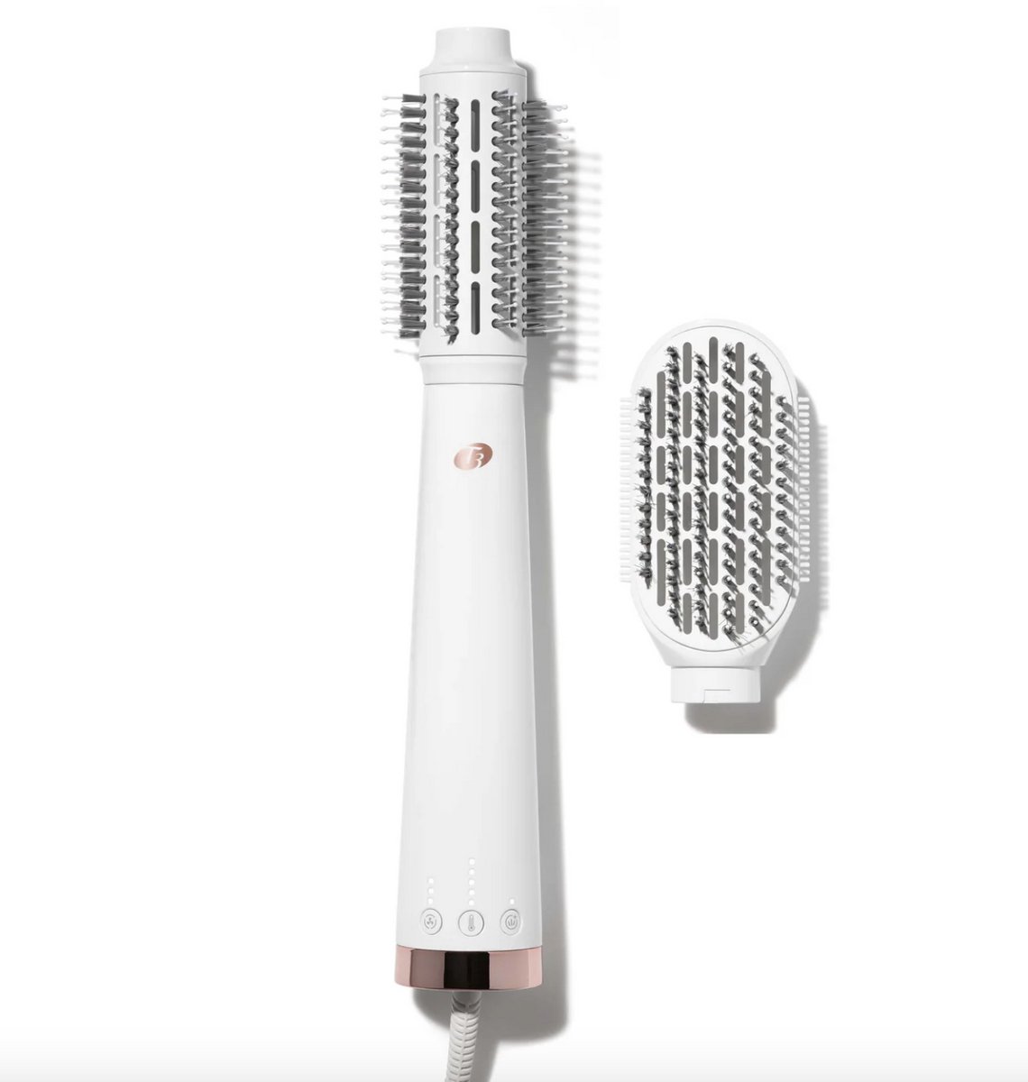 T3 Airebrush DUO - Föhn borstel set - Interchangeable hot air brush duo set - Fohnborstels - Stijlborstel - T3 IonFlow-technologie - Allure Best of Beauty award winner -