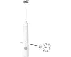 Elektrische melkopschuimer - Melkopschuimer - Elektrische garde - USB-oplaadbare melkopschuimer - Draadloze minimixer - Koffieopschuimer