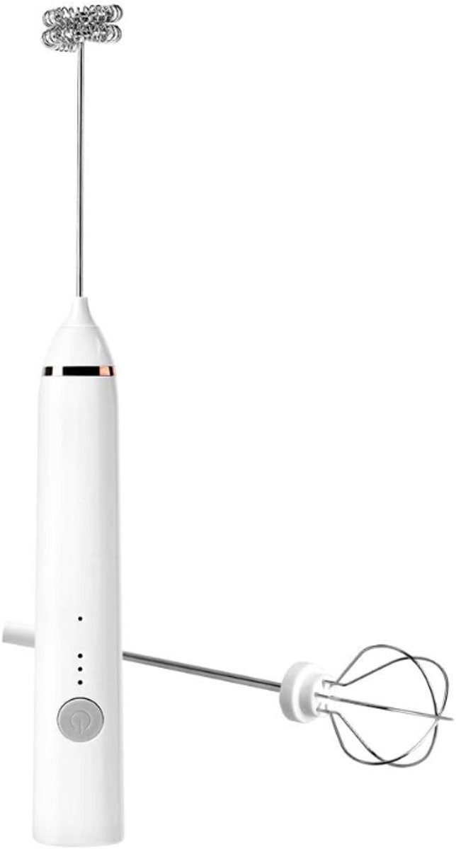 Elektrische melkopschuimer - Melkopschuimer - Elektrische garde - USB-oplaadbare melkopschuimer - Draadloze minimixer - Koffieopschuimer