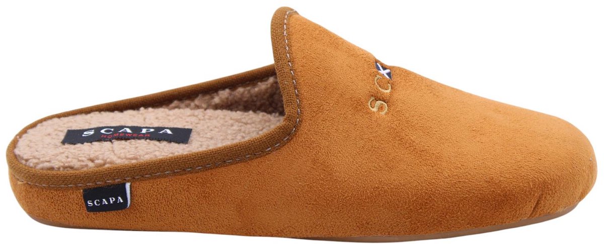 Scapa - Pantoffels - Bruin - Heren - Maat 46 -