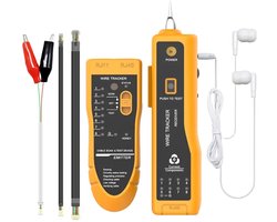 Current Kabeltester - Netwerk Tester Set - Kabelzoeker & Tester - RJ45, RJ11, RJ12, CAT5, CAT6 & UTP