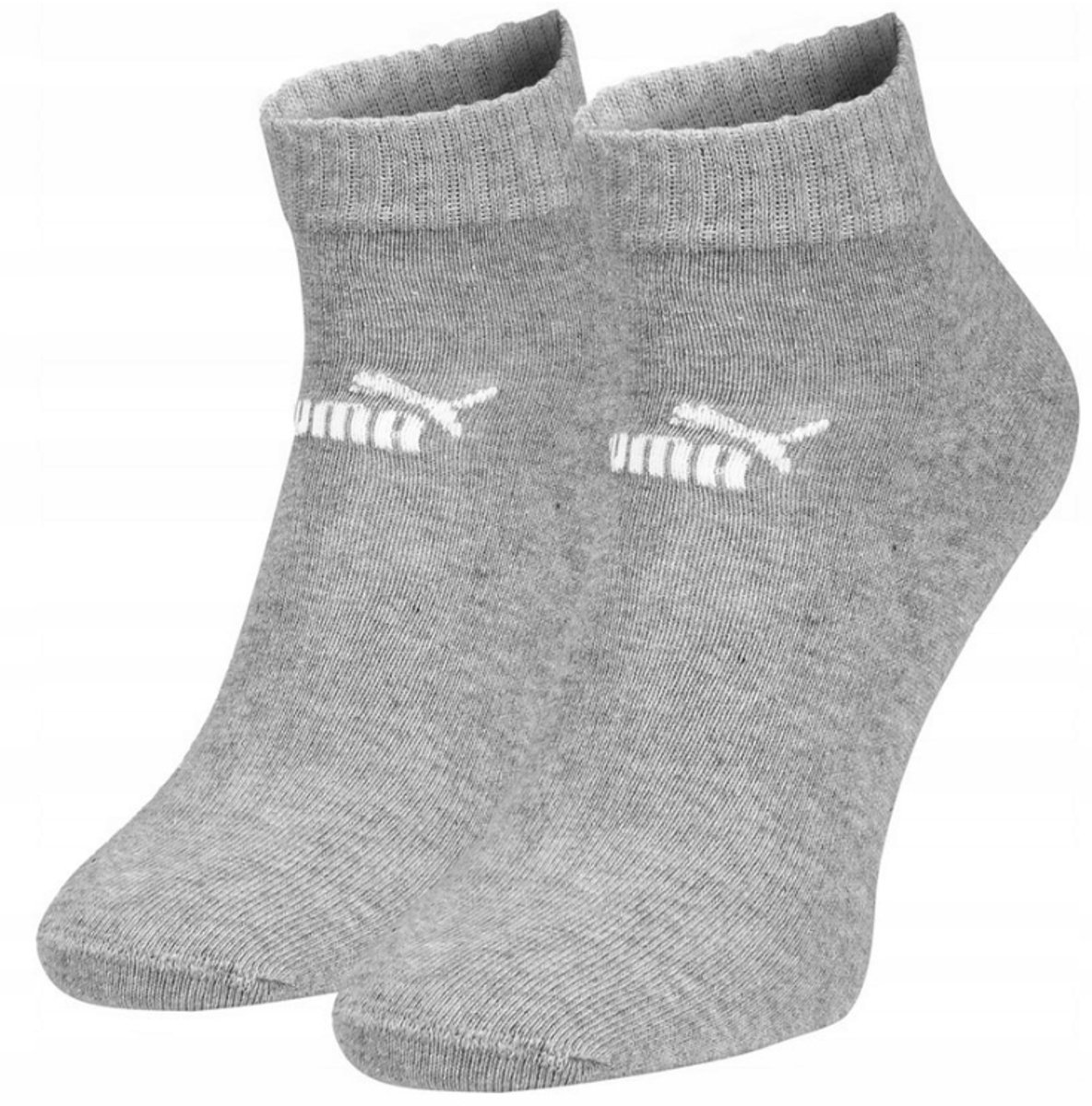 PUMA ELEMENTS EFFEN QUARTER SOKKEN 3-PACK 94710809 Grijzen