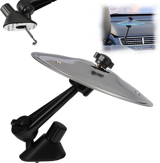 Foto: Anti crash bekkens voor auto s auto cymbal air grill ventilatieopeningen voor bekkens voor auto s geluidsresonantie mini trommelbekkens muziekliefhebbers voor alle soorten voertuigen geschikt voor autoventilatieopeningen zilver