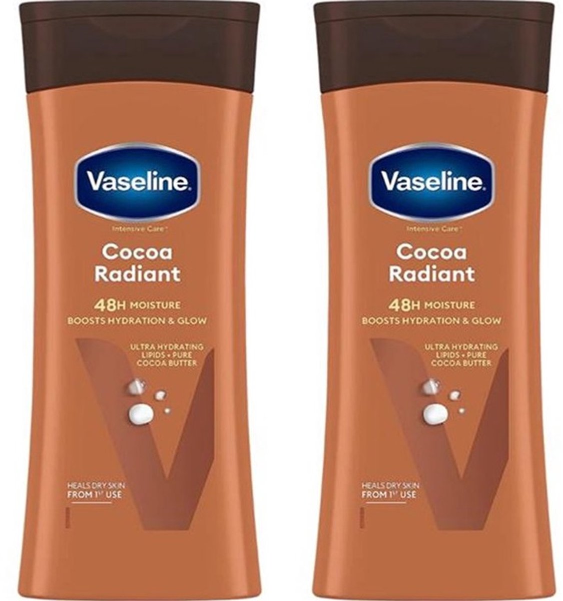 Vaseline Bodylotion Cocoa - 2 x 400 ml