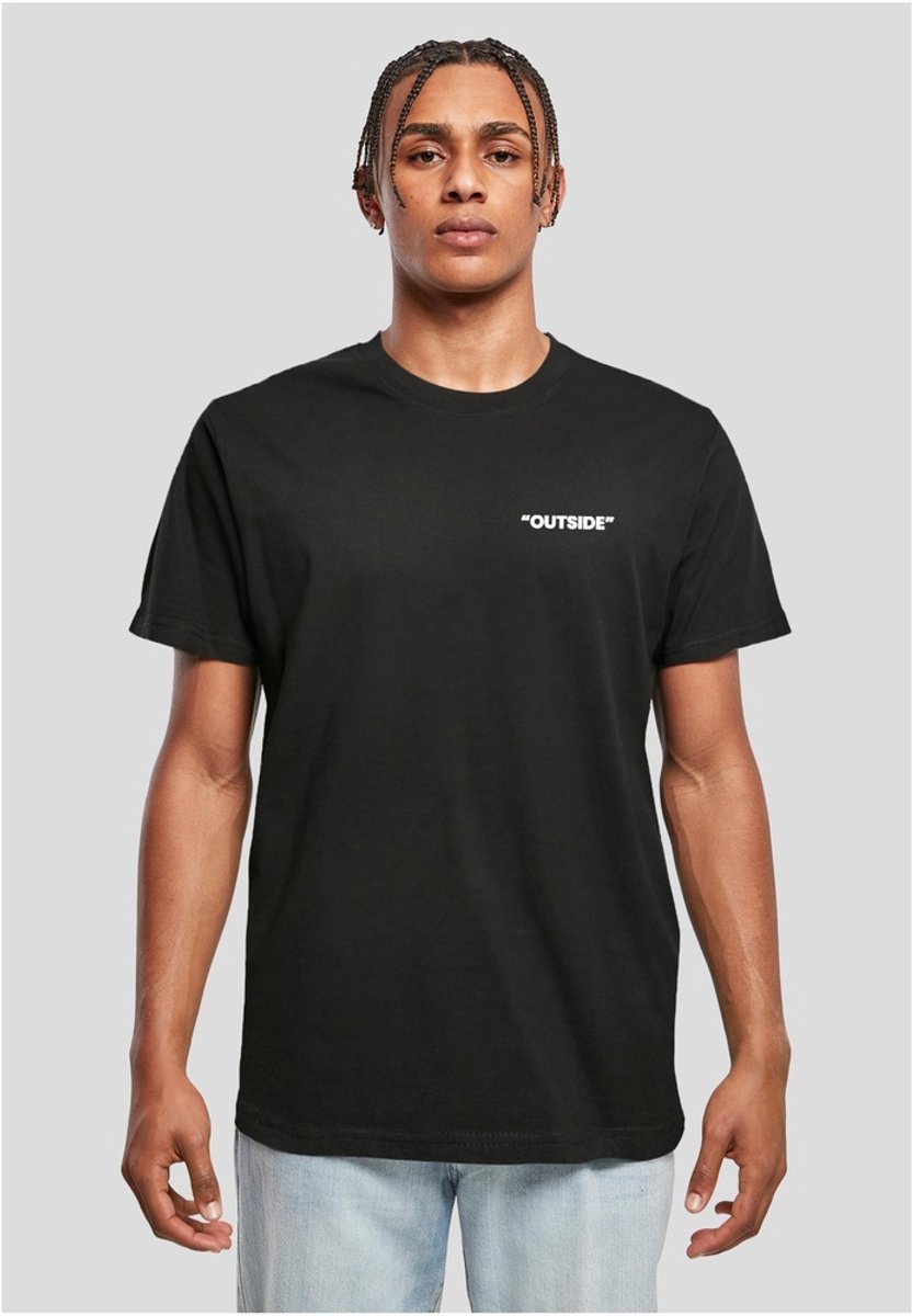 Mister Tee Outside Heren Tshirt 4XL Zwart