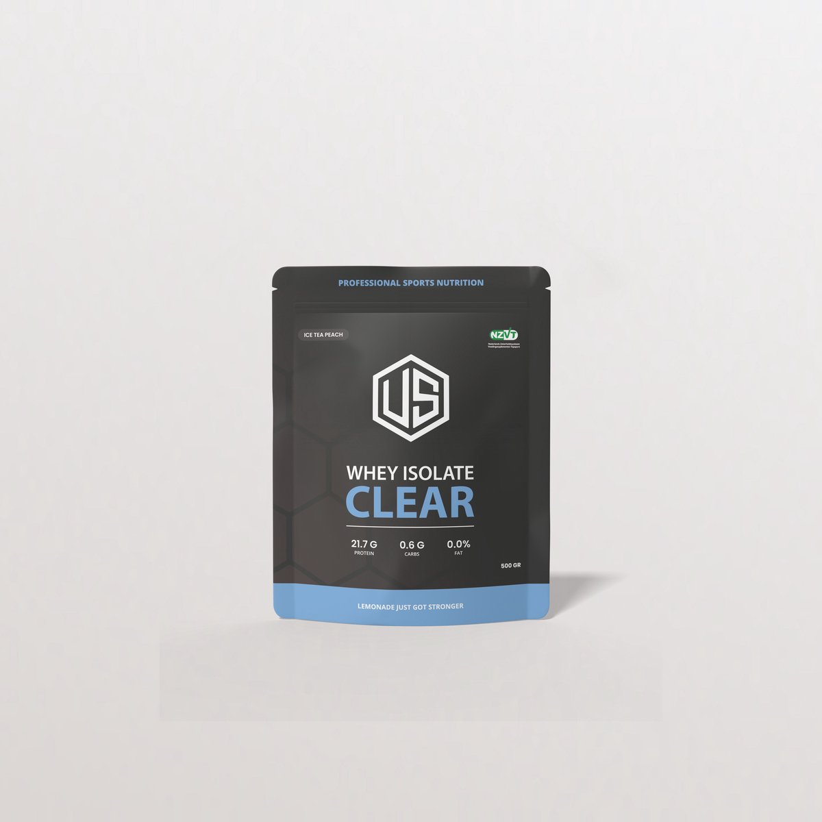 Ultimate Shape - Whey Isolate Clear, Ice Tea Peach - Dopinggetest - NZVT - eiwitten - herstel - proteïne - spierherstel