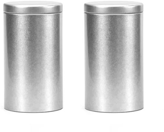 Boîte de rangement pour Dosettes de café - Boîtes de rangement pour dosettes de café - Boîte de rangement pour dosettes de Café - 2 pièces - Chrome
