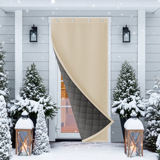 Verdikt Magnetisch Geïsoleerd Deurgordijn: Winter Winddicht