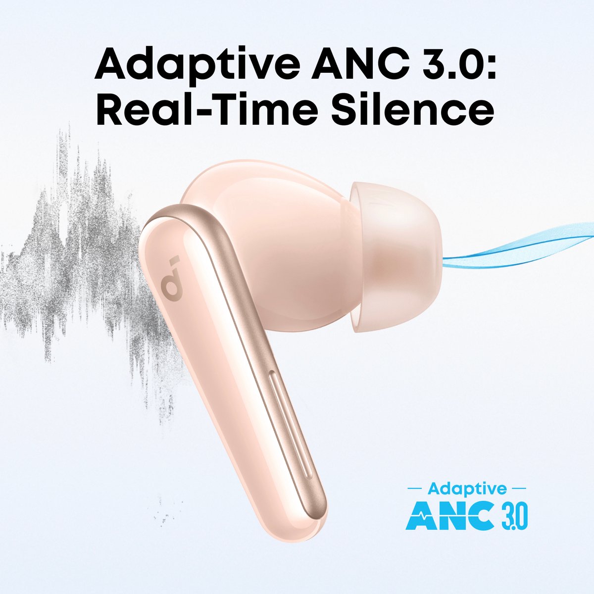 soundcore Liberty 5 by Anker - Draadloze oordoppen met noise-cancelling - 2x sterkere stemonderdrukking - Realtime adaptieve noise canceling - Snelladen - Dolby Audio - Heldere gesprekken met 6 microfoons en AI - Lange batterijduur thumbnail 3