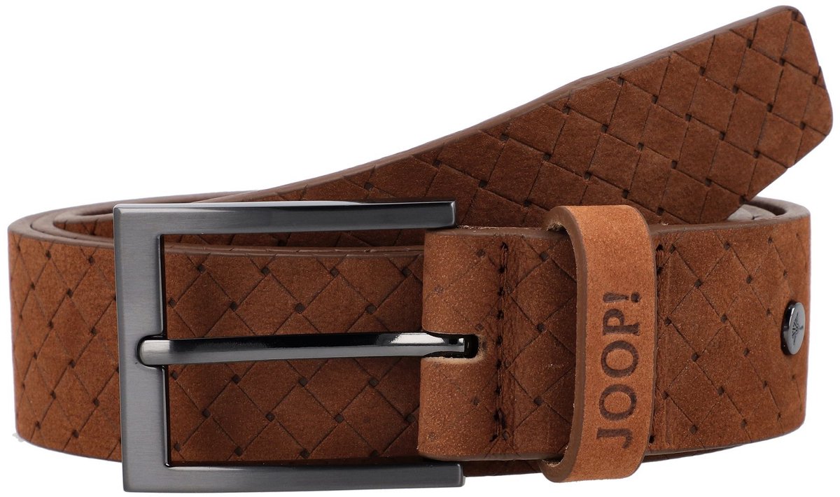 Joop! Riem Leder - Jongens - 95 cm - cognac
