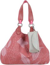 Fritzi aus Preußen sac à épaule Izzy Medium Limited Leaves Canvas Shoulder Bag Roasty Rose bordeaux
