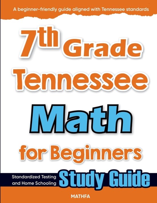 7th Grade Tennessee Math for Beginners - cover