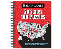 Brain Games- Brain Games - 50 States 100 Puzzles