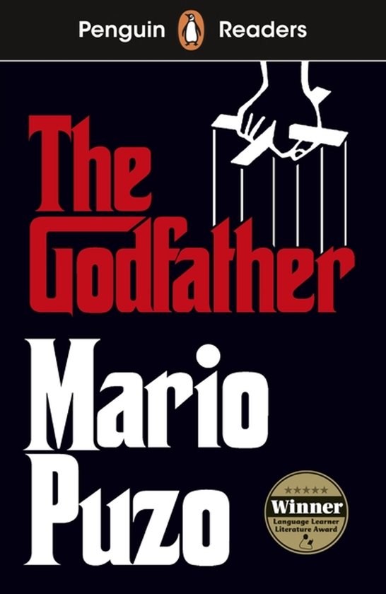 Couverture du livre The Godfather par Mario Puzo, avec le texte de Penguin Readers.