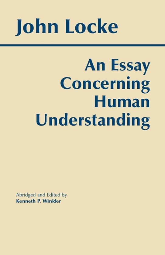 Essay Concerning Human Understanding - cover