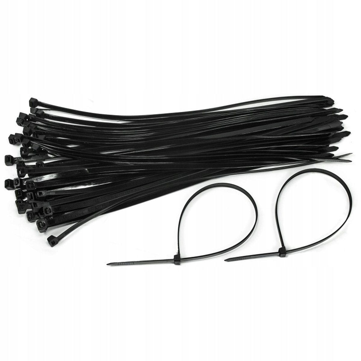 Zwart Kabelbinders 200x7,6mm Zwart 100 st