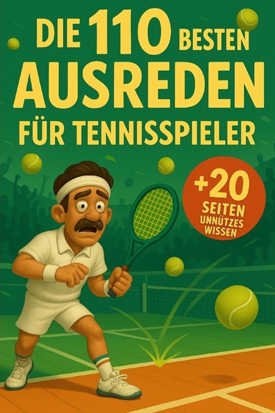 Die 110 Besten Ausreden für Tennisspieler - cover