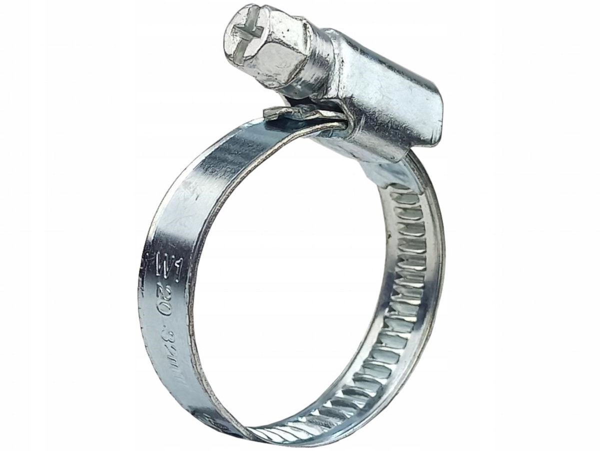 Slangklem W1 20-32mm Verzinkt 9mm Bandbreedte