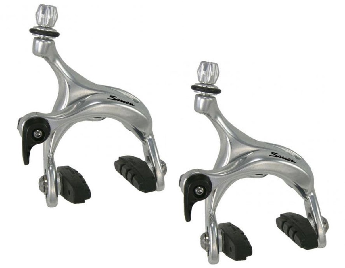 Saccon Remmenset - Road Dual Pivot - 47-57mm - Aluminium - Zilver