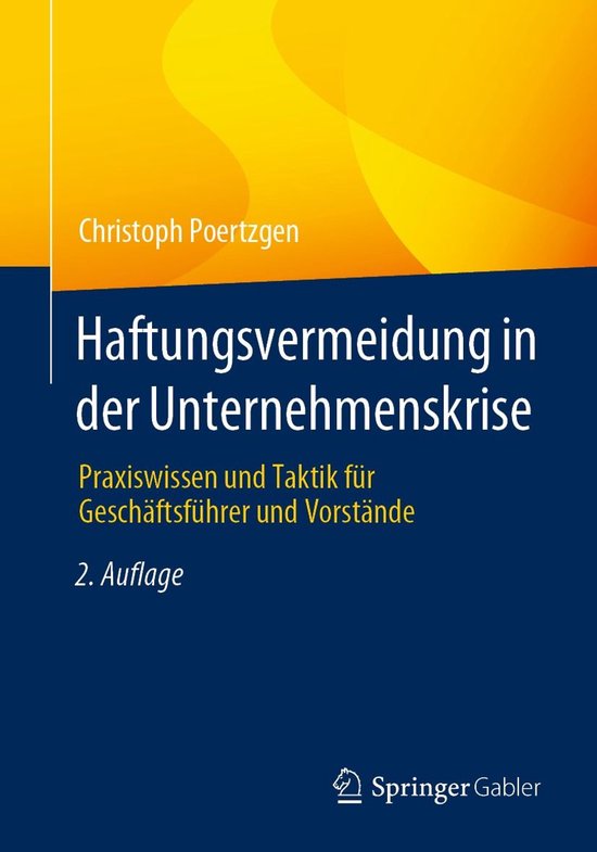 Business and Economics (German Language) - Haftungsvermeidun ... - cover