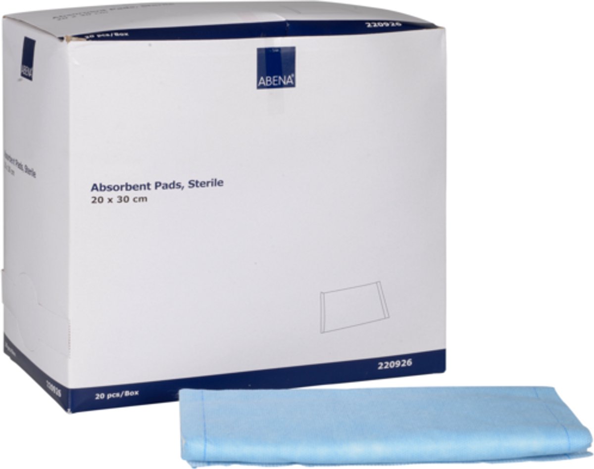 Abena Gaaskompres - 20 Stuks - Steriel Wondkompres - Hoog Absorberend Verband - 20 x 30 cm