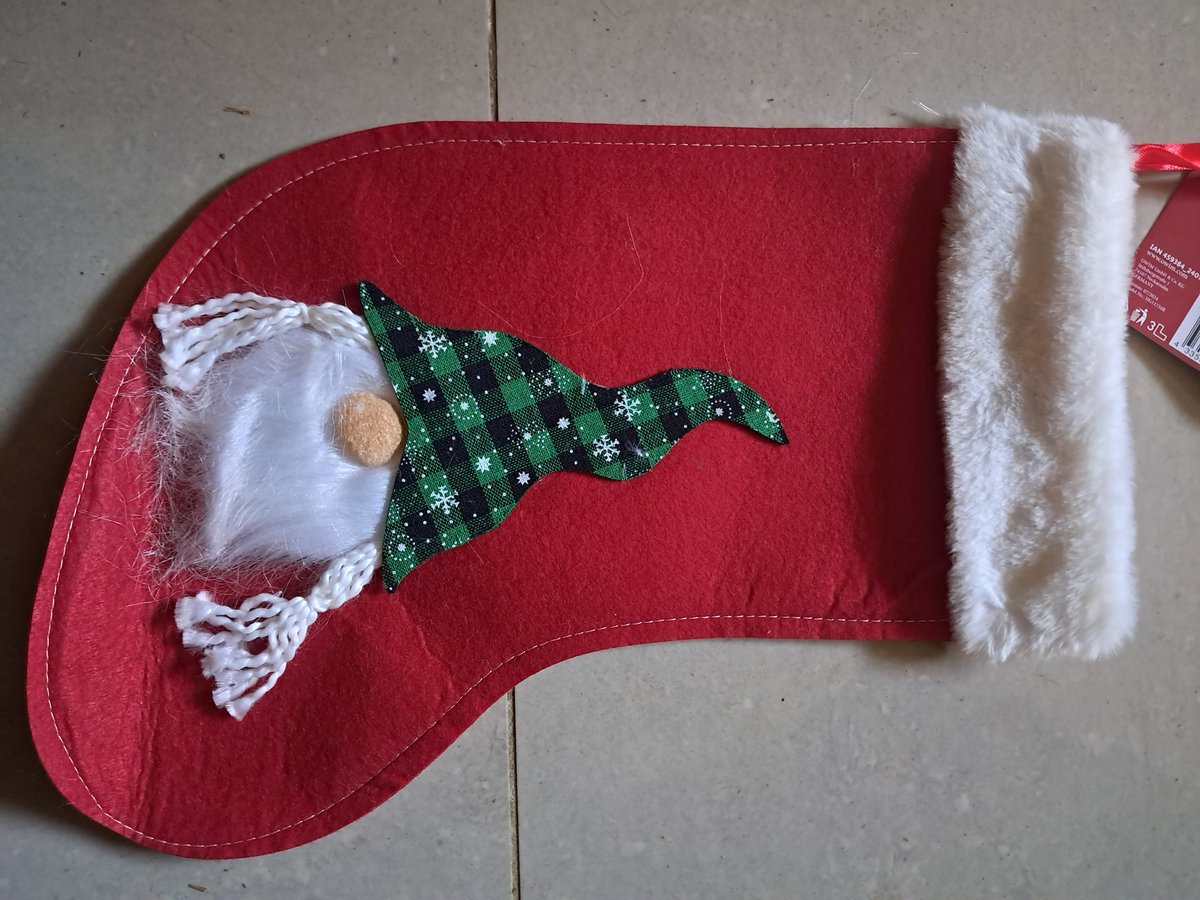 Livarno Home Kerst Sok - 24 x 36.5 cm - Rood Kerstman