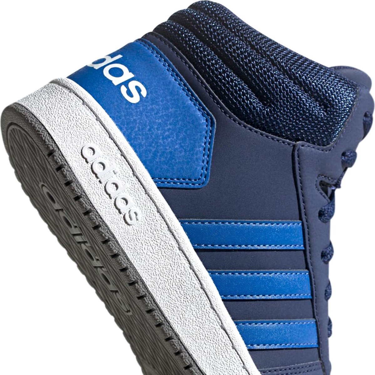 adidas adidas Hoops Mid 2.0 Sneakers Sneakers - Maat 36 2/3 - Unisex -  donkerblauw/blauw | bol.com