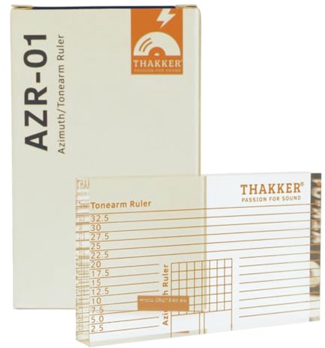 Azimuth en Tonarm Ruler - Geoptimaliseerde Schaal voor Platenspeler Afstelling
