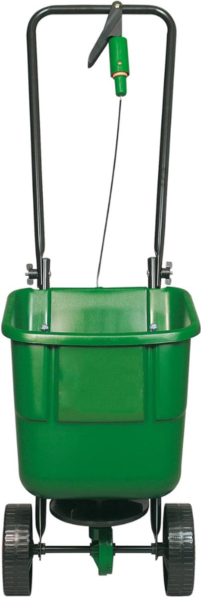 VIN® Strooiwagen – Meststofstrooier Met 12 Liter Vulvolume – Meststrooier Ook Voor Gazonmest, Kalk, Gazonzaad En Strooizout - Strooiproces Te Bedienen Via de Handgreep