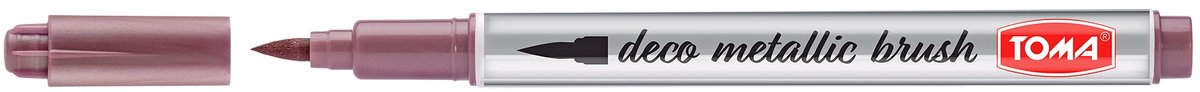 Toma Permanent Marker Rood Metallic Penselpunt 1-3mm