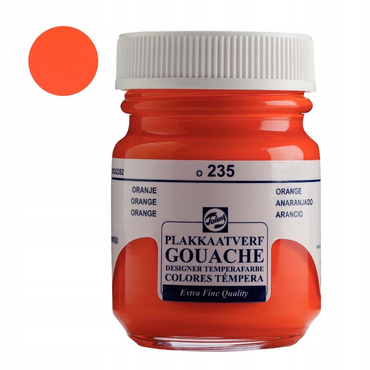 Talens Gouache Verf Extra Fijn 50 ml - Oranje