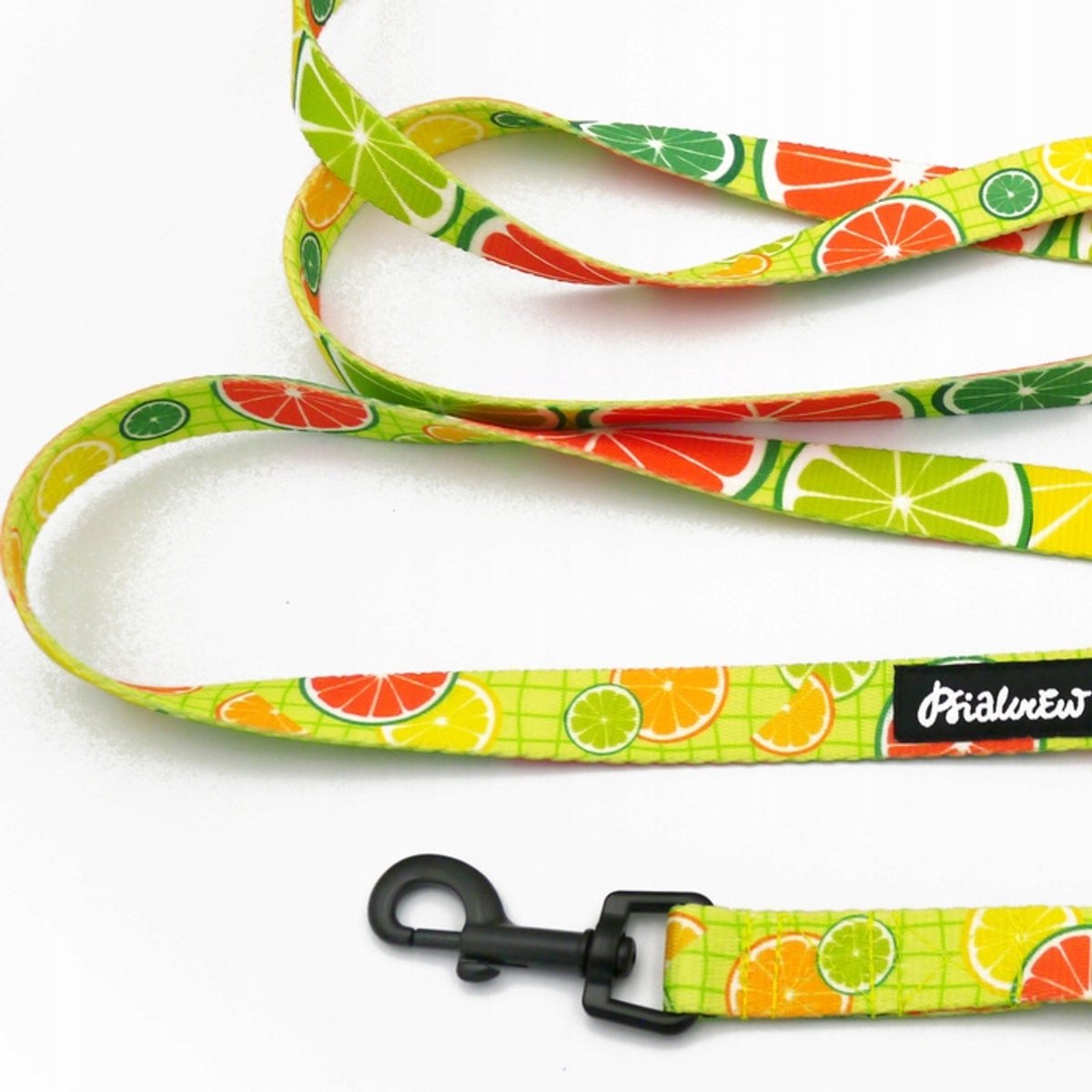 Psiakrew Verstelbare Hondenlijn Lemoniada 220 cm - Citrus Design