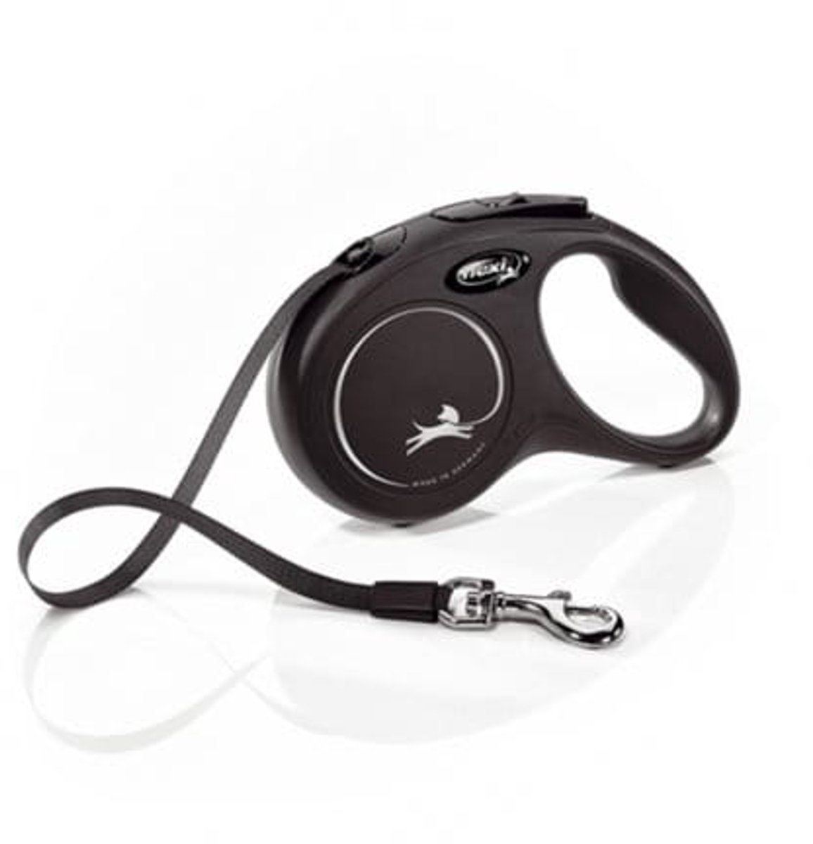 Flexi New Classic Hondenlijn Tape S 5m Zwart - Tot 15kg