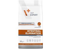 VetExpert Veterinary Diet - Intestinal Elimination - Droogvoer voor Honden - Hypoallergeen - Ondersteunt Spijsvertering - Graanvrij - 12 kg