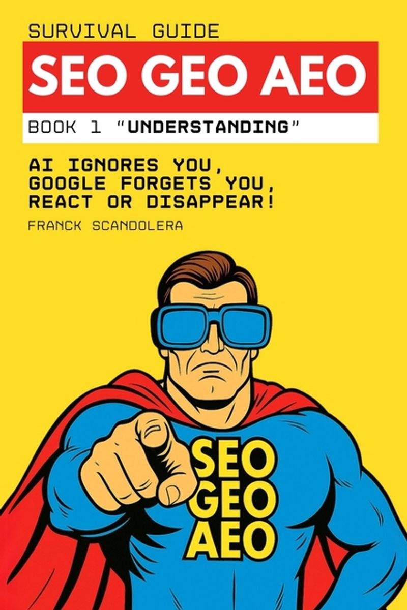 Omslag van SEO, GEO, and AEO Survival Guide