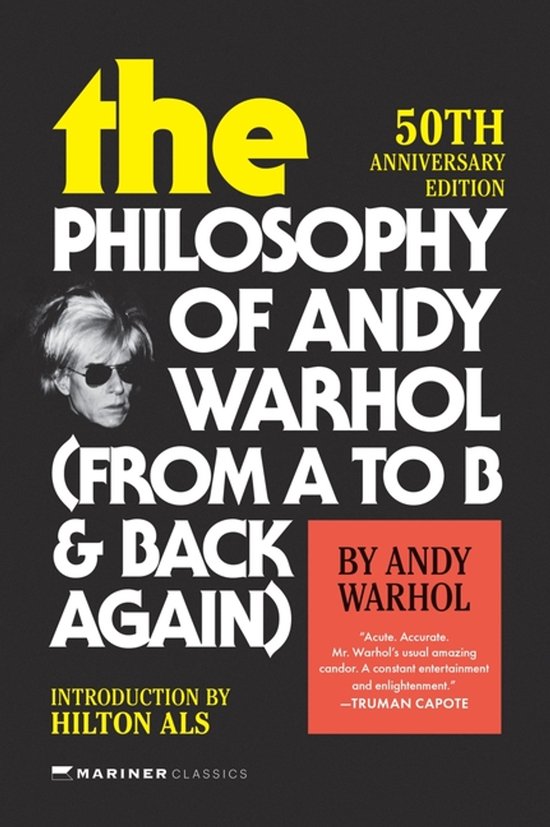 The Philosophy of Andy Warhol [50th Anniversary Edition] - cover