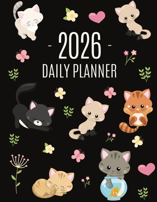 Cats Daily Planner 2026 - cover