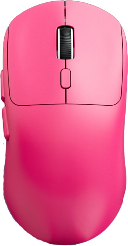 APO Electronics® - Draadloze Gaming Muis - 64g - Ultralicht - 1000 Hz Polling Rate - Oplaadbare 500 mAh Batterij - Ice-Feel Coating – Roze