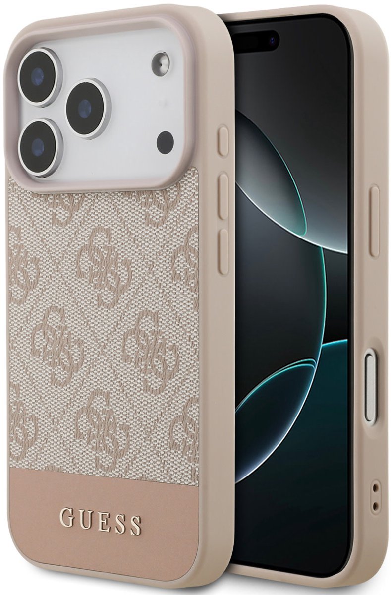 Guess Back Cover hoesje - iPhone 17 - Grijs - Schokabsorberend - Slanke Pasvorm