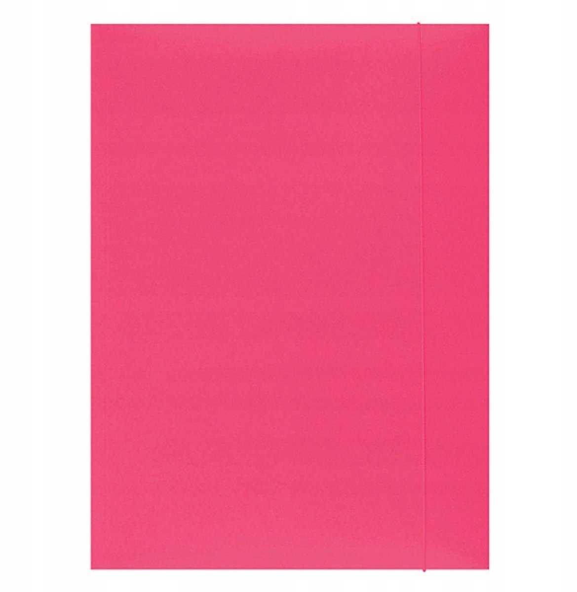 Barbara A4 Map met Elastiek - Roze, 300g Karton