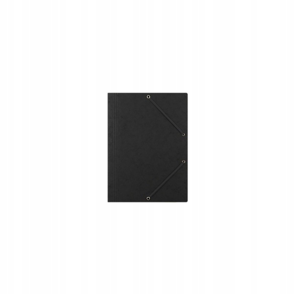 Donau A4 Map met Elastiek - Zwart 390g/m2