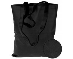 Sac Wigofil noir 36x42cm - Durable et Eco avec longues Poignées